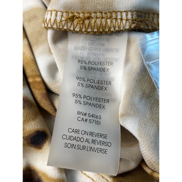 Calvin Klein Women's Abstract Animal Print Sleeveless Blouse Size Medium NWT - Picture 5 of 8